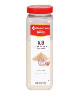 Ajo en polvo 600gr