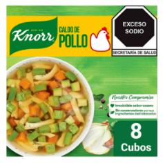 Knorr cubos de consome de pollo 8 piezas