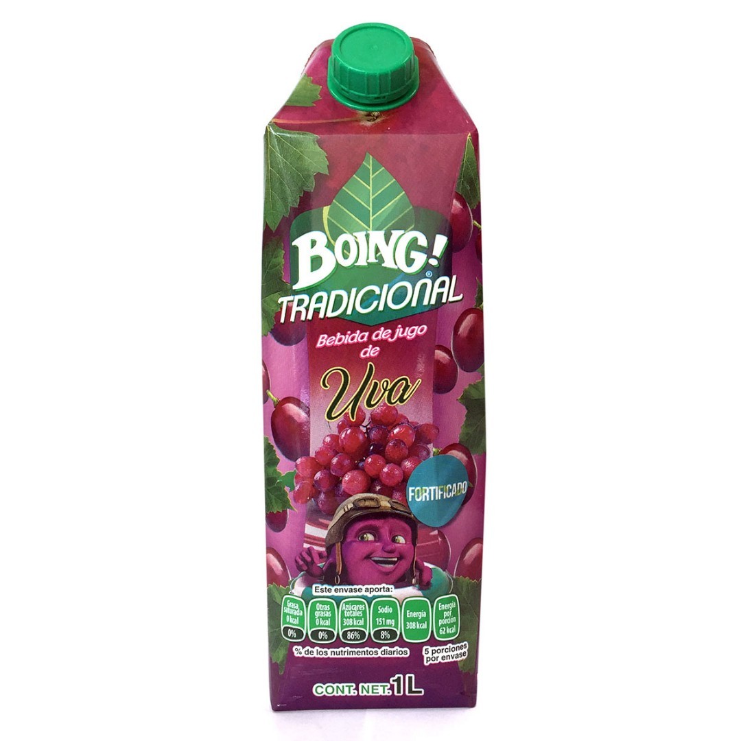 Jugo de uva Boing 1 litro