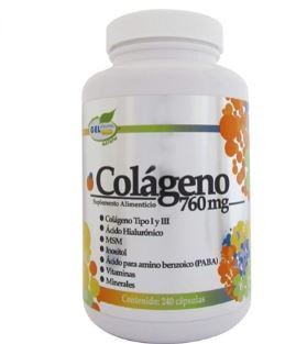 Colágeno 760 mg paquete de 240 cápsulas