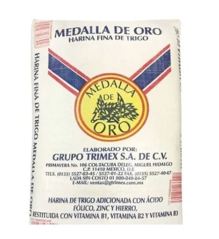Medalla de Oro Harina de trigo, saco de  22Kg