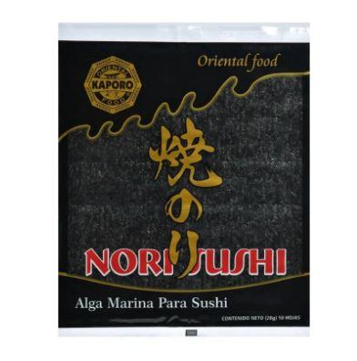 Alga Marina para Sushi Nori Kaporo 28g