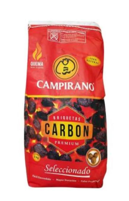 Carbon de coco saco de 3 kg