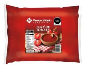 Pure de tomate Members Mark de 3kg
