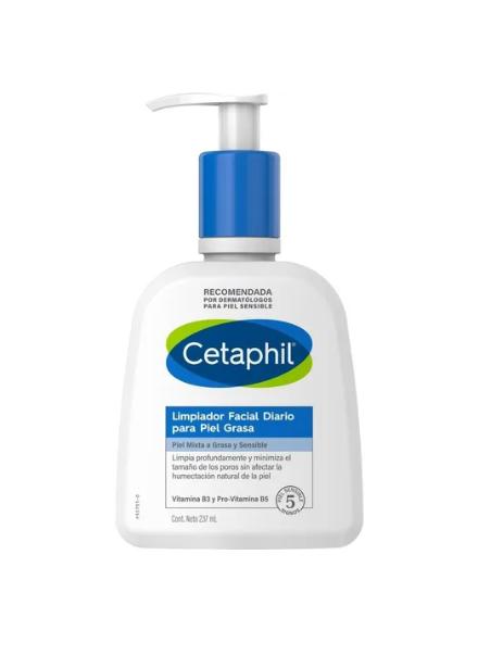Limpiador facial diario Cetaphil para piel sensible mixta a grasa 237 ml