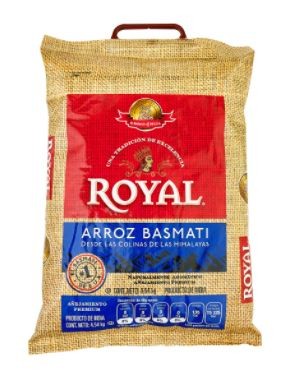 Arroz Royal Bastami Himalaya, saquito de 4.54Kg