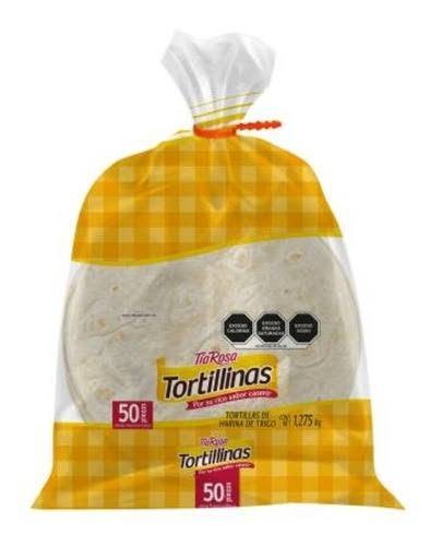 Tortillinas Tia Rosa 50 piezas ( 1.275 kg total)