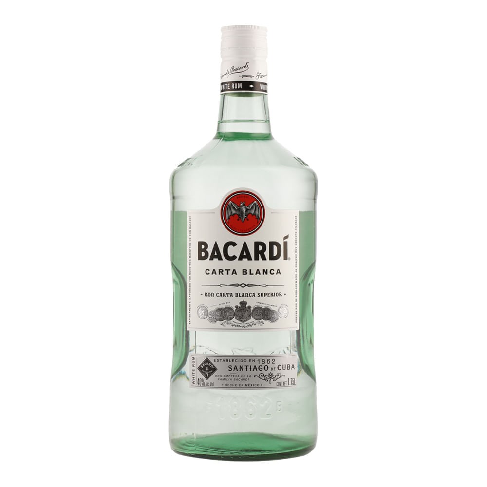 Ron blanco Bacardi 1.75 L