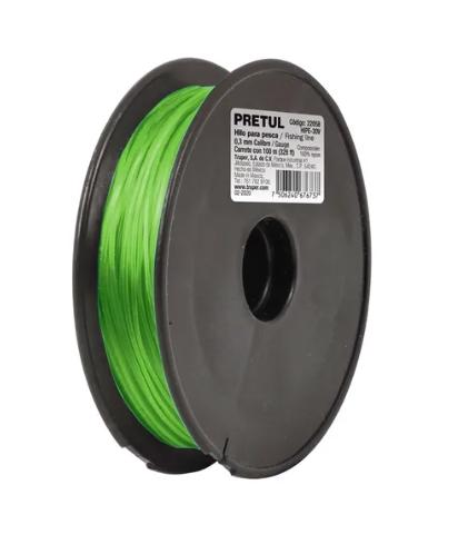 Línea de pesca de nylon # 0.90 mm / Carrete de 100 m / Máx. tensión 31.9 Kg