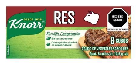 Cubos Knorr de res 8 piezas