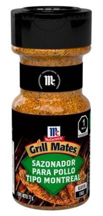 Sazonador Montreal para pollo 77 gr