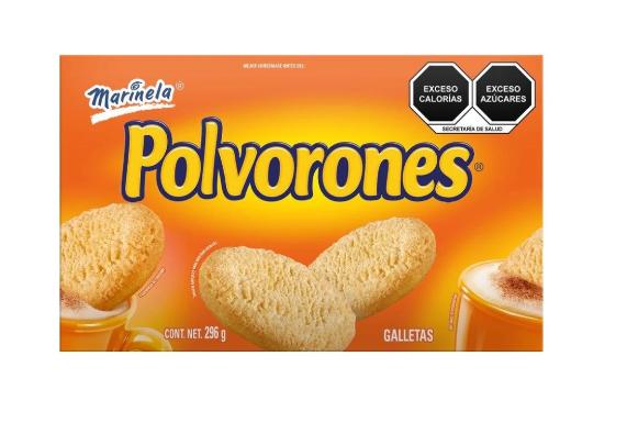 Galletas sabor naranja Polvorones 296 g