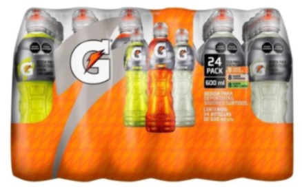 Gatorade paquete de 24 botellas de 600 ml