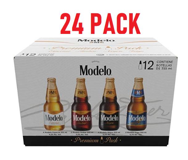 Modelo caja de 24 botellas 355mL surtidas