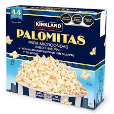 Paquete de 44 palomitas de microondas naturales