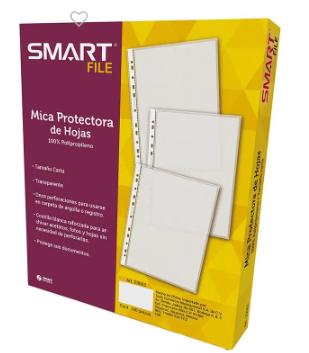 PROTECTOR DE HOJAS TAMAÑO CARTA 100 PACK