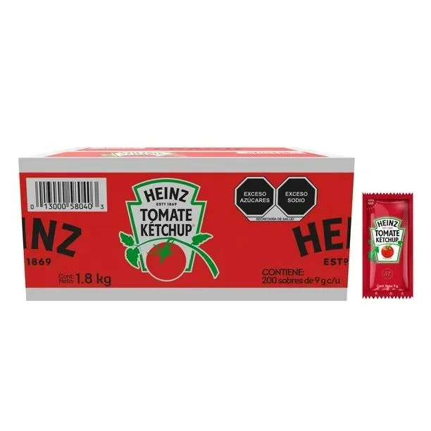 KETCHUP PORCIONADA 192/8 GR