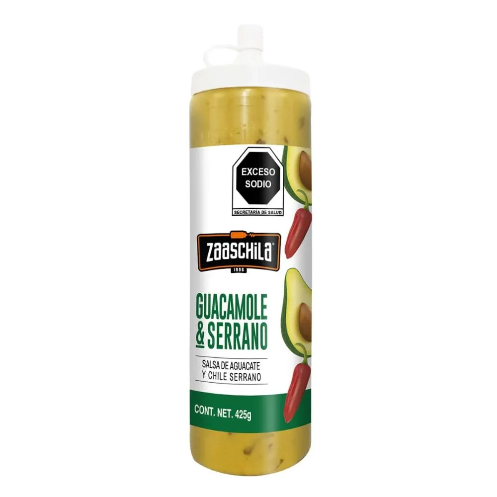 ZAASCHILA GUACAMOLE Y SERRANO