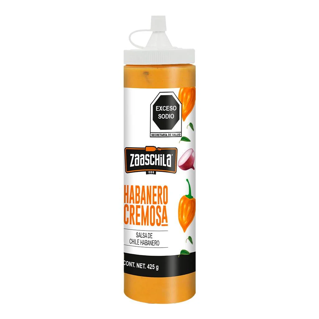 ZAASCHILA SALSA HABANERO CREMOSA