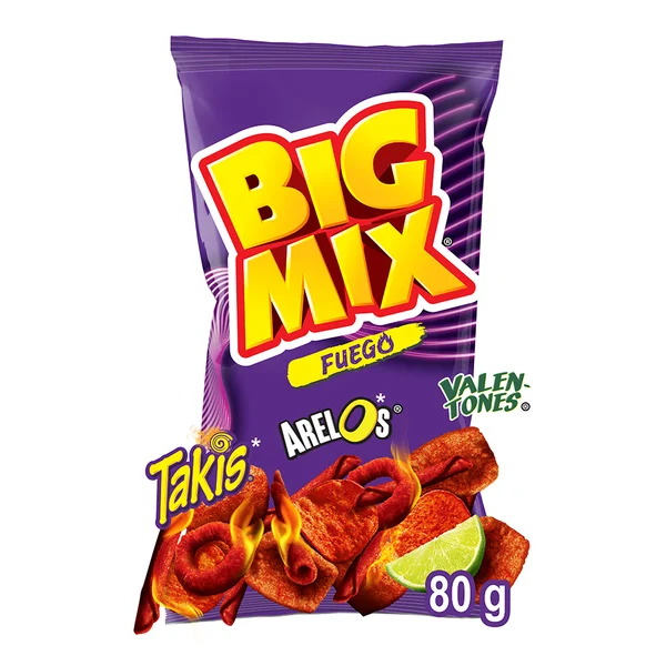 BIG MIX FUEGO 80G FLOW BAR