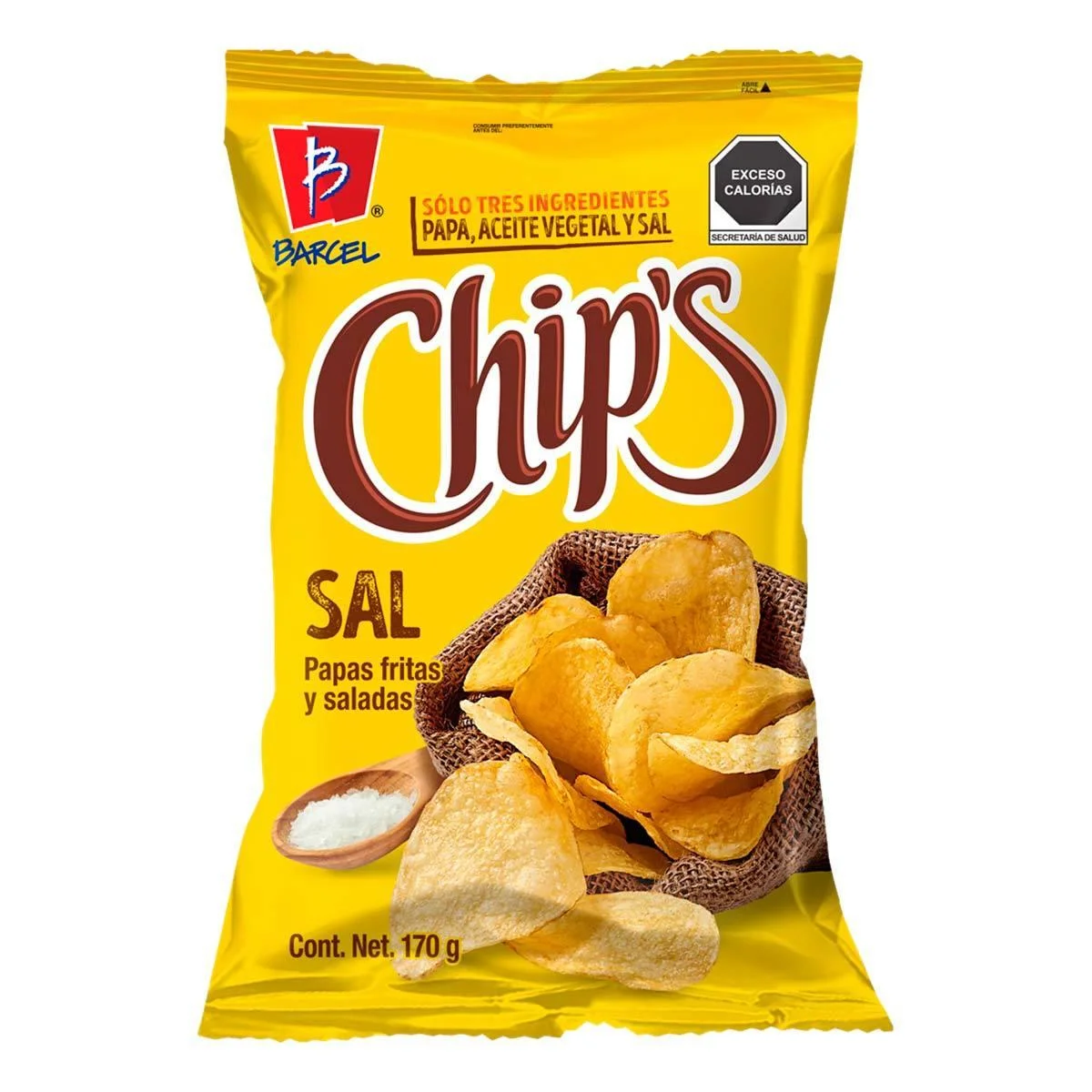 CHIPS SAL DE MAR BARCEL 170G