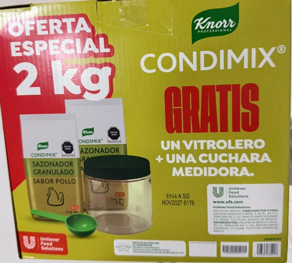 PAQUETE DE CONDIMIX 2KG KNORR